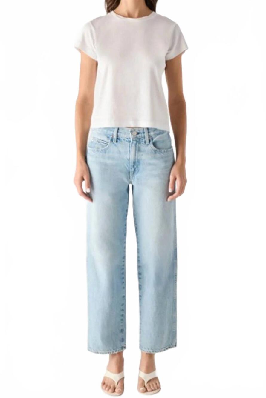NEW AMO DENIM billie loose fit jeans in blue